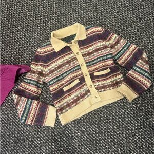 Zara Multicolor Patterned Women's Cardigan